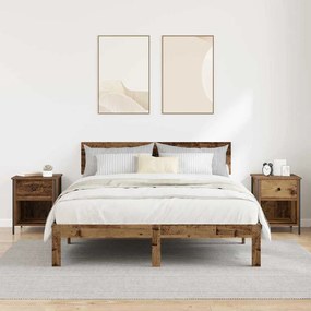 Éjjeliszekrény fiókkal 2 pcs Régi fa 40 x 42 x 50 cm Faanyag