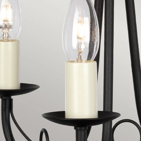 Elstead Lighting MINSTER MN3-BLACK Csillár 3x60W/E14