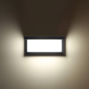 Brilagi - LED dimmelhető fali lámpatest BRICKY 1xE27/6W/230V 2700-6500K IP54 antracit