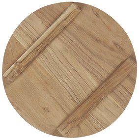 Kerek fa vágódeszka ACACIA WOOD lábakon 30 cm