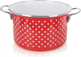 Zománcozott Fazék Indukciós Gáz Zománcozott Hagyományos 4L 22CM