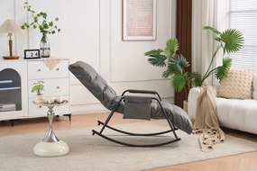 Hintaszék 5 fokozatban állítható,párnázott kivitelben, szürke