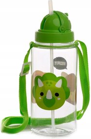 Kulacs 450ml szívószállal és szíjjal dinoszaurusz