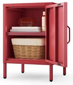 Éjjeliszekrény MIA, 424 x 595 x 400 mm, Modern: piros