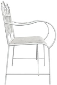 Pad Fehér Fém 103,5 x 59 x 89 cm Tartós Kültéri pad