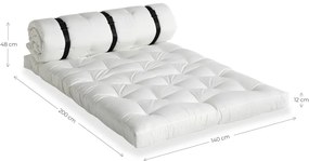 Design OUT™ Buckle Up Dark Grey kinyitható sötétszürke kültéri kanapé - Karup Design