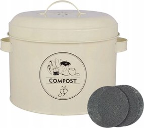 Konyhai komposztáló 3x szénszűrő Komposztáló
