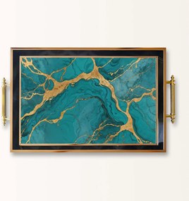 Üveg tálca, 38×24 cm – TPA10011