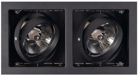 MaxLight Matrix beépített lámpa 2x50 W fekete H0049