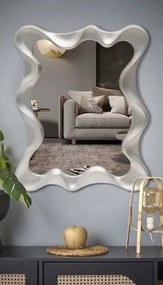 Deco falitükör antik ezüst