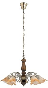 Rabalux 7095 - Csillár láncon RUSTIC 3 5xE14/40W/230V