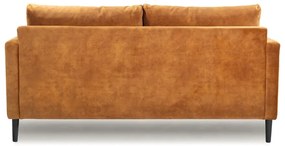 Adagio sárga bársony kanapé, 153 cm - Scandic