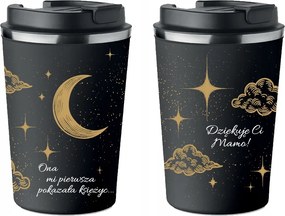 Prémium Termo Bögre fekete Anyák Napi Ajándék Kt