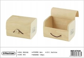 Fa Bükk Doboz 10x7x7cm