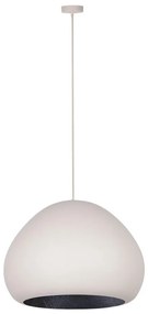 Csillár zsinóron LAVA 1xE27/15W/230V krémes/fekete