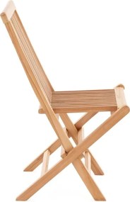 DIVERO Kerti szék összecsukható 4 db tíkfa