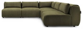 Zöld sarokkanapé (variálható) Jeanne – Bobochic Paris