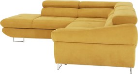 Sarokülőgarnitúra, mustár, balos, FABIA