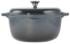Perfect Home Zománcozott öntöttvas lábas 30 cm, 7 literes Acélkék 12402