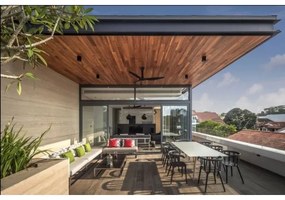 LED2 - LED Kültéri mennyezeti lámpa CUBE LED/12W/230V antracit IP54