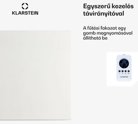 Klarstein Wonderwall Air Infinite, infravörös hősugárzó, 60 x 50 cm, 300 W, fali, távirányító, fehér