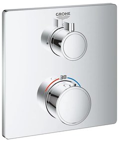 GROHE 24078000 - Termosztátos zuhanycsaptelep GROHTHERM fényes króm