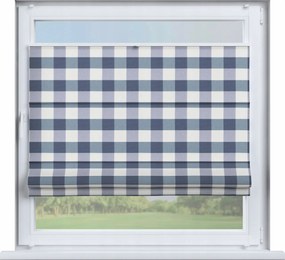 Dekoria Római pliszírozott roló Szicília 110x150 kék árnyalatok