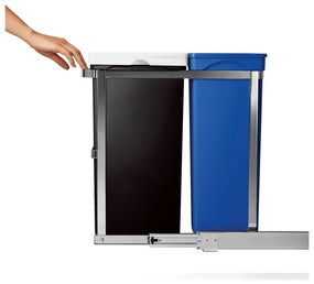Műanyag szemetes 35 l Dual - simplehuman