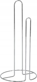 Konyhai törölközőtartó, krómozott fém, átm. 15 x 31 cm