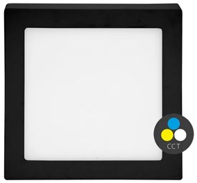 Ecolite LED-CSQ-CCT/18W/CR - RAFA LED mennyezeti lámpa 18W, fekete