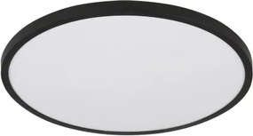 Globo 41566-20S Mennyezeti lámpa matt fekete műanyag, fehér műanyag, felfelé is világít "háttérvilágítás", ø: 300mm, M: 35mm, tartozék: LED 20W 230V, 1700lm forrás, 1000lm kimenet, 4000K