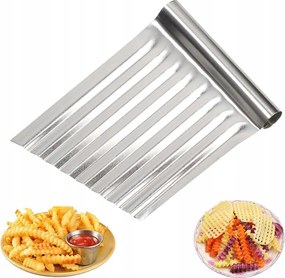 Szeletelő Kés Bordázott Hegyes Zöldség Hasábburgonya Carving Gadget #123