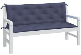 2 db tengerészkék oxford szövet kerti padpárna 150 x 50 x 7 cm