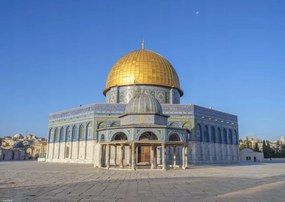 Poszter 42x29,7cm Al-Aksza mecset 2, Assaf Frank