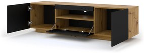 TV aszta/Szekrény Aurinko 150 (artisan tölgy + matt fekete). 1083422