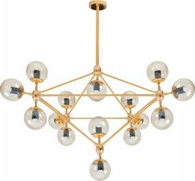 Függő Mennyezeti Lámpa Fém Industrial Arany XXL