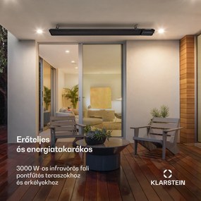 Blumfeldt CosmicBeam Plus XXL, infravörös hősugárzó, 3000 W, IP44, távirányító, fekete