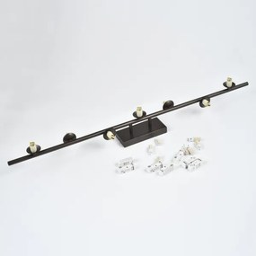 Brilagi - LED felületre szerelt csillár MILLA 7xG9/3W/230V barna/füstbarna