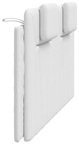 fehér műbőr fejtámla párna 160 cm