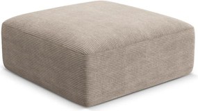 Világosbarna kordbársony lábtartó Campi – Cosmopolitan Design