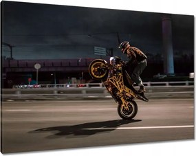 Festmények 100x70 Motorral egy keréken