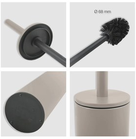 Spirella WC kefe Akira, matt szürkésbarna