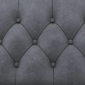 Sötétszürke bársony kinyitható kanapé 236 cm Felix – Støraa