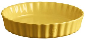 Élénksárga kerámia pitesütő forma, ⌀ 24 cm - Emile Henry