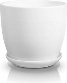 KerĂĄmia kaspĂł ĂĄllvĂĄnnyal fehĂ©r dekoratĂv virĂĄgtartĂł 15 cm