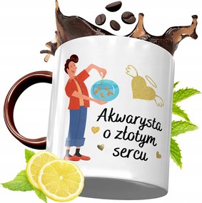 Bordó Bögre Akvarista Születésnapra Ajándék fényképes nyomattal