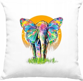 Elefánt párna Elefánt Kedves Gyerek 1 Fehér