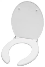 Cersanit Etiuda, antibakteriális mozgássérült WC ülőke, fehér, K98-0002