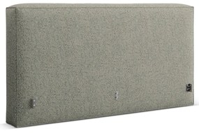 Zöld kárpitozott ágytámla 249x100 cm Olivia – Micadoni