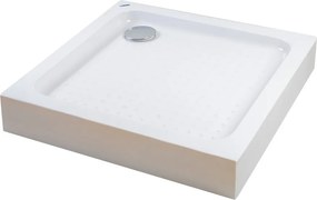 Almagro || 100x100x13,5 cm szögletes, akril zuhanytálca szifonnal szifonnal